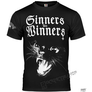 tričko hardcore AMENOMEN SINNERS ARE WINNERS černá XL