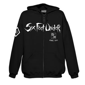 mikina s kapucí ART WORX Six Feet Under Death Metal černá XXL