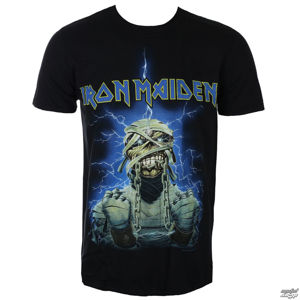 Tričko metal ROCK OFF Iron Maiden Powerslave Mummy černá XXL