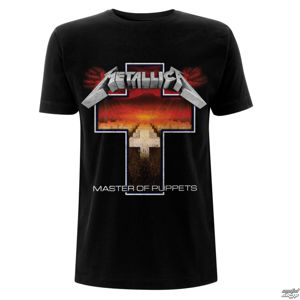 Tričko metal NNM Metallica Master Of Puppets Cross černá L