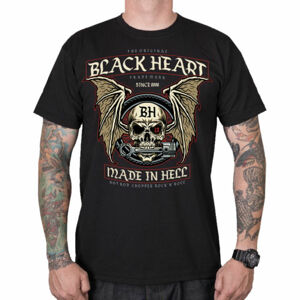 tričko pánské BLACK HEART - WAMP - BLACK - 10218 3XL