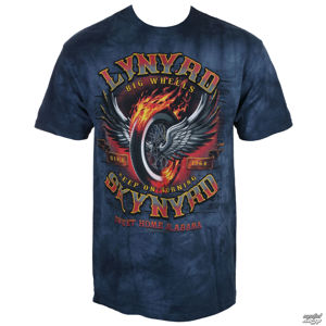 tričko metal LIQUID BLUE Lynyrd Skynyrd Big Wheels černá L