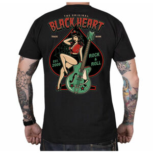 tričko BLACK HEART EMA černá M