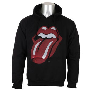 mikina s kapucí ROCK OFF Rolling Stones Classic černá S