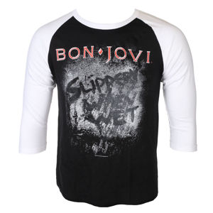 Tričko metal PLASTIC HEAD Bon Jovi SLIPPERY WHEN WET černá XL