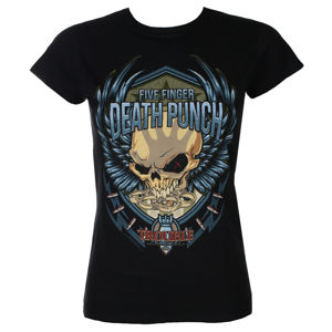 Tričko metal ROCK OFF Five Finger Death Punch Trouble černá L