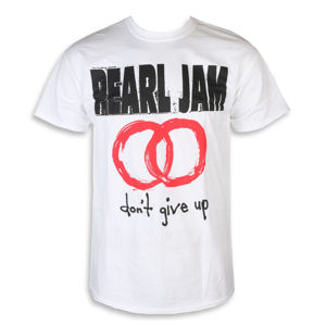 Tričko metal NNM Pearl Jam Don't Give Up White černá L