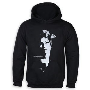 mikina s kapucí ROCK OFF Amy Winehouse Scarf Portrait černá
