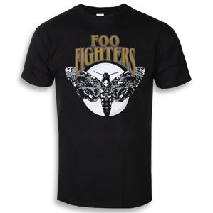 tričko metal LOW FREQUENCY Foo Fighters Black Hawk Moth černá S