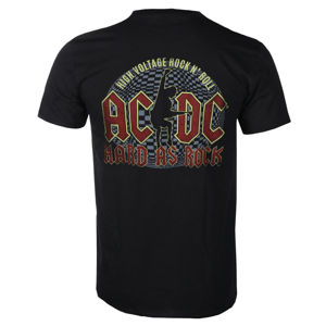 Tričko metal ROCK OFF AC-DC Hard As Rock F&B černá S