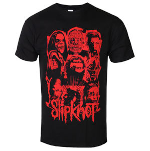 Tričko metal ROCK OFF Slipknot WANYK Red černá XL
