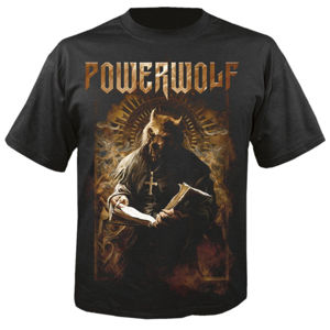 tričko metal NUCLEAR BLAST Powerwolf Stossgebet černá M