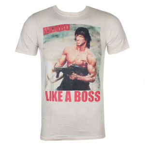 tričko AMERICAN CLASSICS Rambo Boss Rambo černá S