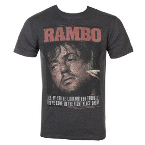 tričko AMERICAN CLASSICS Rambo Gimme Dat Sizzle černá XL