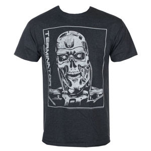 tričko AMERICAN CLASSICS Terminator Machine Skull černá XL
