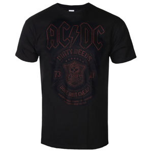 Tričko metal LIQUID BLUE AC-DC DONE DIRT CHEAP černá S
