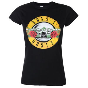 Tričko metal ROCK OFF Guns N' Roses Classic Logo černá XXL