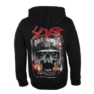 mikina s kapucí ROCK OFF Slayer Etched Skull černá XL