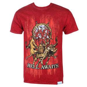 tričko pánské SLAYER - DIAMOND - Hell Awaitstee - Red - RED_B20DMPZ304S XXL