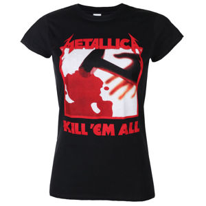 Tričko metal PLASTIC HEAD Metallica KILL EM ALL TRACKS černá M