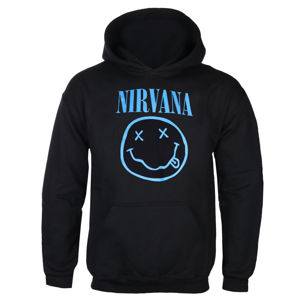 mikina s kapucí PLASTIC HEAD Nirvana NEVERMIND SMILE černá L
