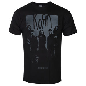 Tričko metal ROCK OFF Korn Knock Wall černá XXL