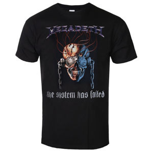 Tričko metal ROCK OFF Megadeth Systems Fail černá S