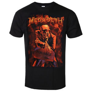 Tričko metal ROCK OFF Megadeth Peace Sells černá L