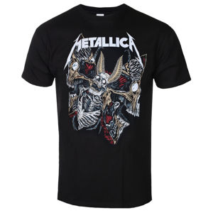 Tričko metal ROCK OFF Metallica Skull Moth černá M