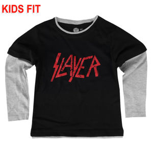 Tričko metal Metal-Kids Slayer Logo černá 104