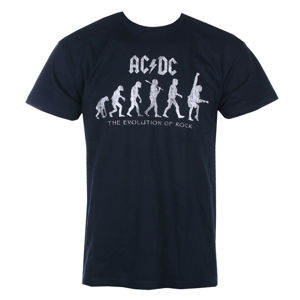Tričko metal ROCK OFF AC-DC Evolution Of Rock černá XL