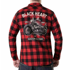 košile BLACK HEART MOTORCYCLE M