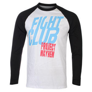 tričko pánské s dlouhým rukávem Fight Club - Project Mayhem - Baseball - HYBRIS - FOX-19-FC002-H77-15-BW L