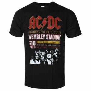 Tričko metal ROCK OFF AC-DC Wembley '79 černá L