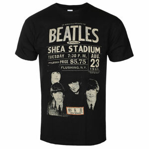tričko pánské Beatles - Shea '66 - ROCK OFF - BEATECOTS02MB S