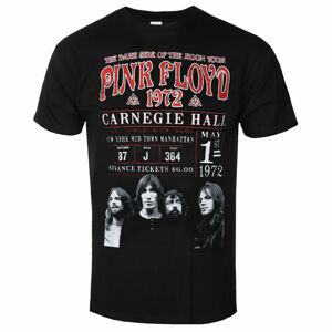 Tričko metal ROCK OFF Pink Floyd Carnegie '72 černá XL