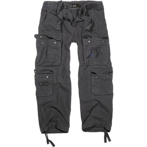 kalhoty pánské BRANDIT - Pure Vintage Trouser Black - 1003/2 - POŠKOZENÉ - BH133 XL