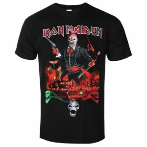 Tričko metal ROCK OFF Iron Maiden LOTB Live Album černá XL
