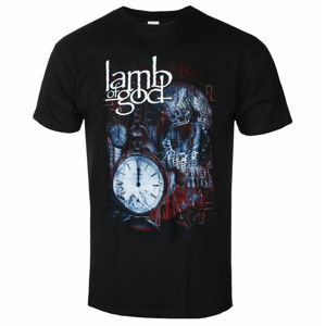 Tričko metal ROCK OFF Lamb of God Circuitry Skull Recolor černá L