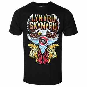 Tričko metal ROCK OFF Lynyrd Skynyrd South'n Rock & Roll černá L