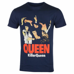 tričko pánské Queen - Killer Queen - NAVY - ROCK OFF - QUTS65MN XXL