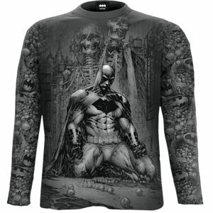 tričko pánské s dlouhým rukávem SPIRAL - Batman - VENGEANCE WRAP - Black - 114G405M304 XL