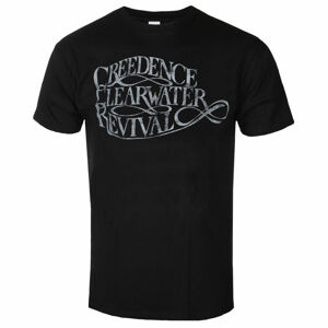 tričko pánské Creedence Clearwater Revival - Vintage Logo - BLACK - ROCK OFF - CCRTS01MB M