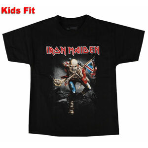 tričko dětské Iron Maiden - Trooper - BLACK - ROCK OFF - IMTEE03BB 7-8