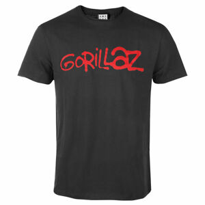tričko pánské GORILLAZ - LOGO - charcoal - AMPLIFIED - ZAV210J38_CC L