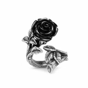 prsten ALCHEMY GOTHIC - Wild Black Rose - R241 L/N