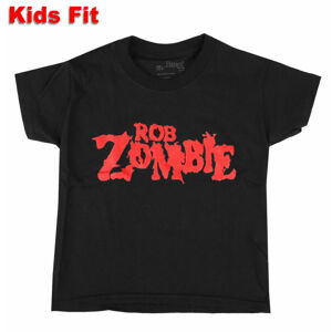 Tričko metal ROCK OFF Rob Zombie Logo Boys černá 5-6
