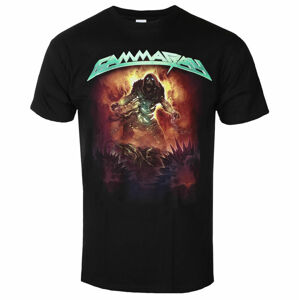 Tričko metal ART WORX Gamma Ray 30 Years Green Logo černá S