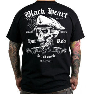 tričko street BLACK HEART SO.CAL černá