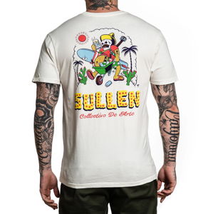 tričko pánské SULLEN - BEER BELLY - ANTIQUE WHITE - SCM3160_AW XL